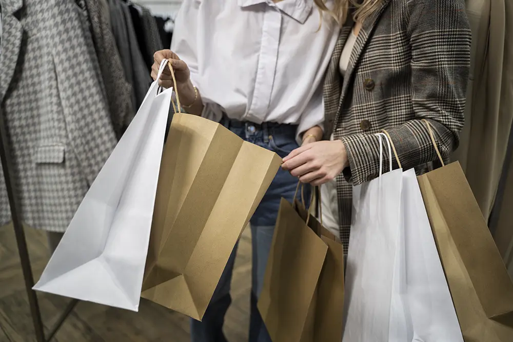 Shopper per negozi abbigliamento