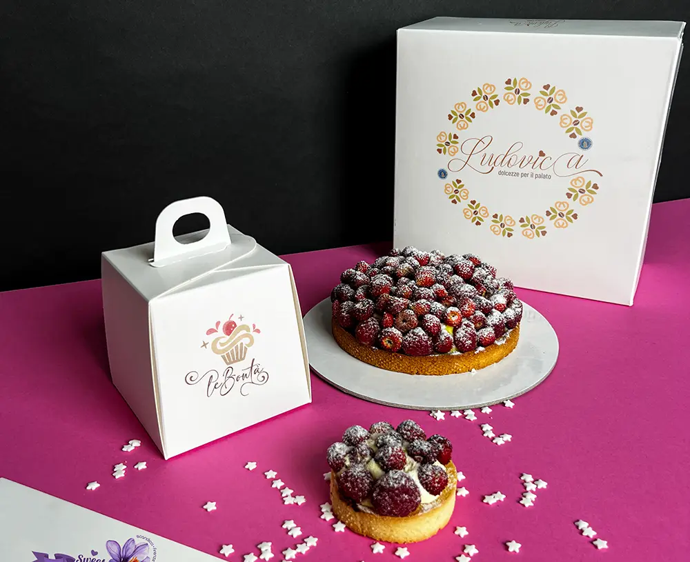 Porta torte personalizzati per packaging pasticcerie